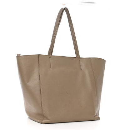 Celine Grained Calfskin Medium Horizontal Cabas Phantom Taupe 3 of 10