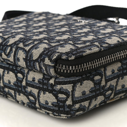 Christian Dior Oblique Pouch Navy Blue 9 of 11