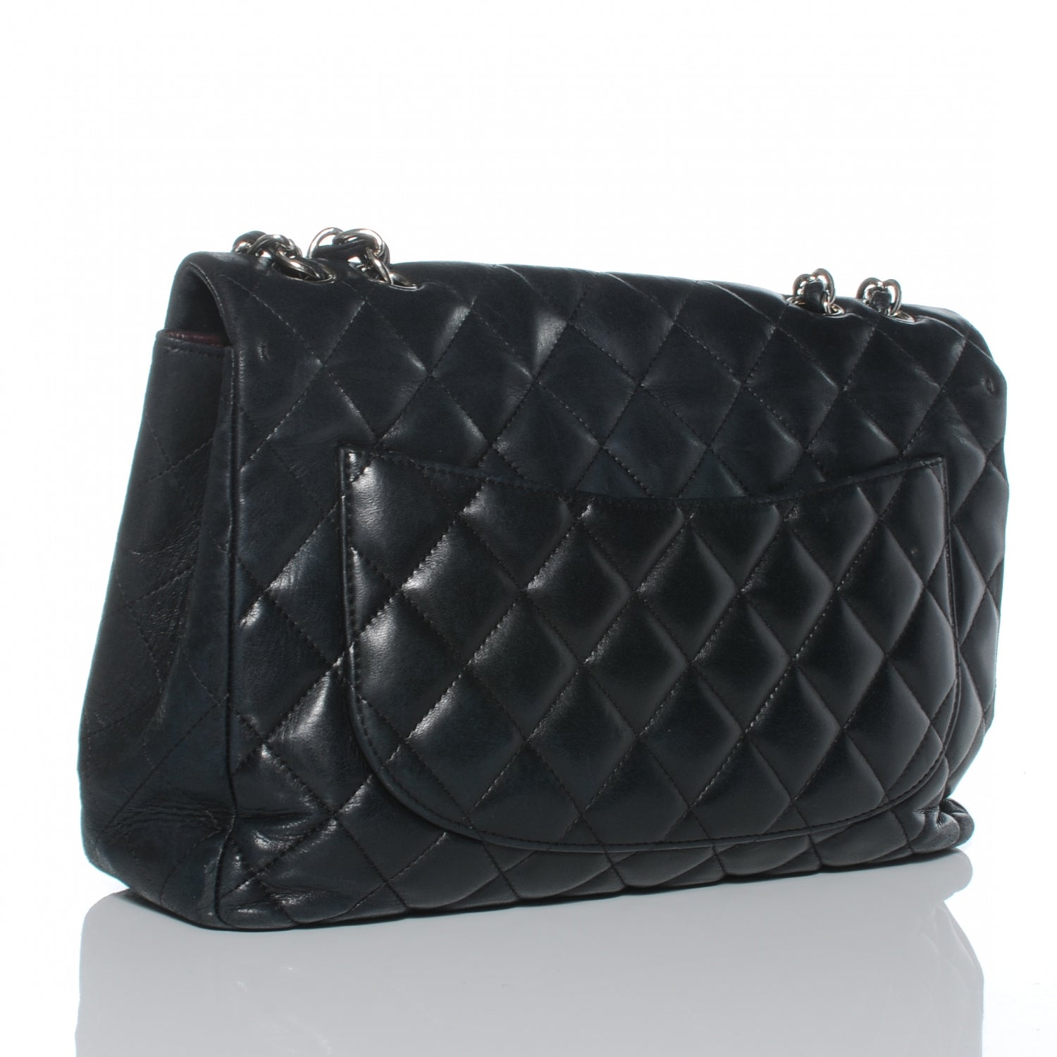 Chanel Lambskin Jumbo Single Flap Black 3 of 8