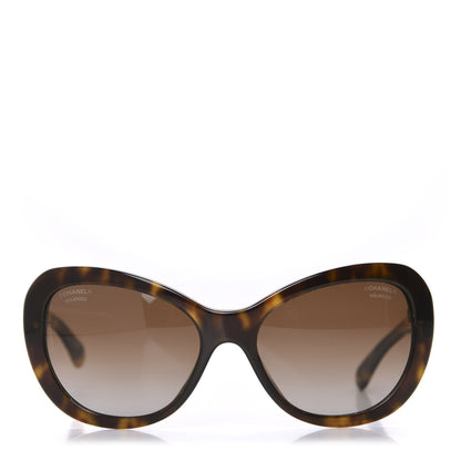 Chanel Acetate Polarized Cat Eye Sunglasses 5321 Tortoise 2 of 8