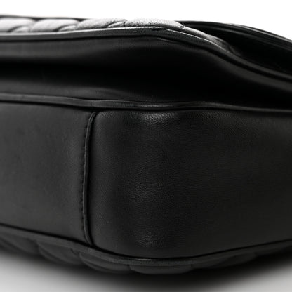 Chanel Lambskin Quilted Medium Lovely Day Flap Black 10 of 13