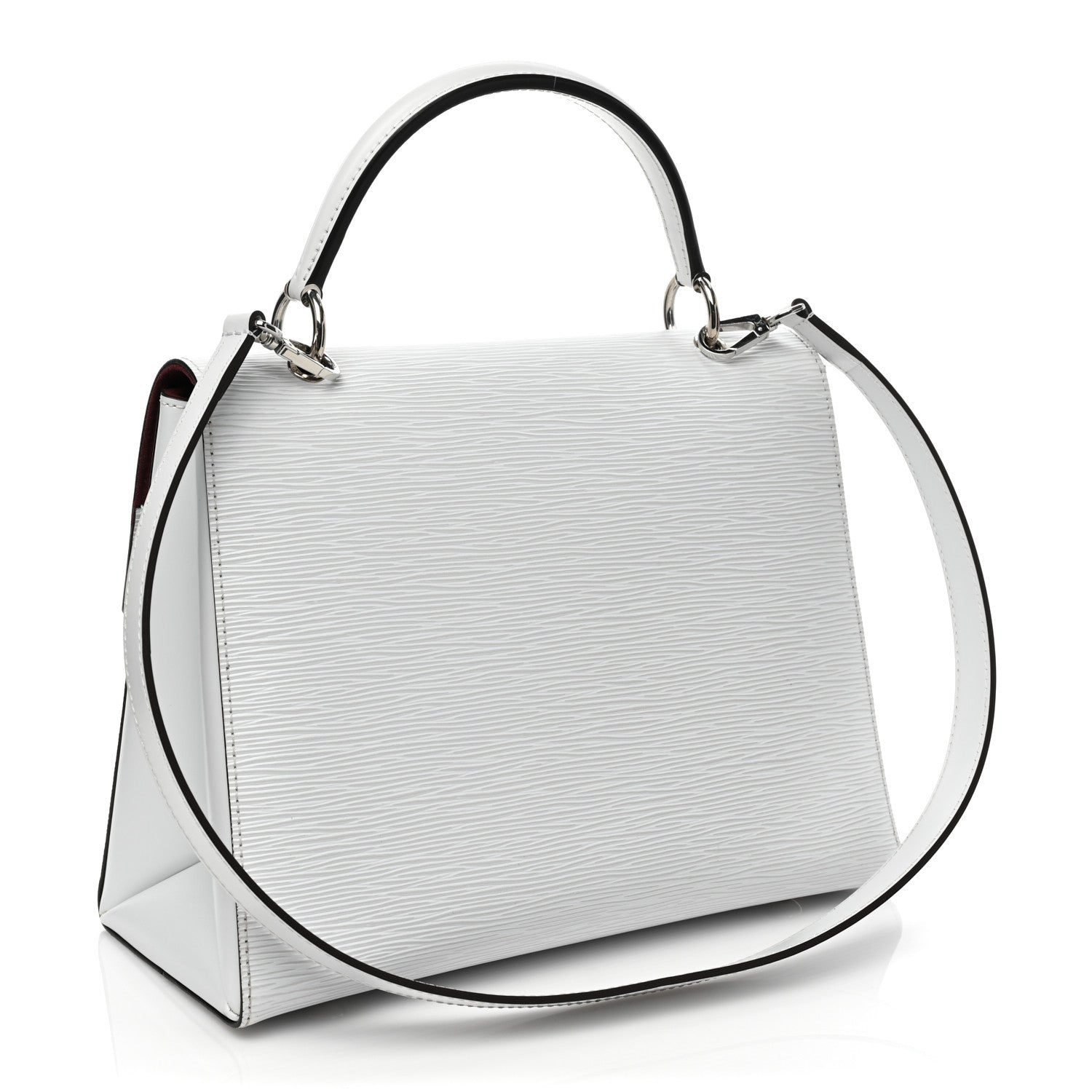 Louis Vuitton Epi Grenelle MM White 3 of 10
