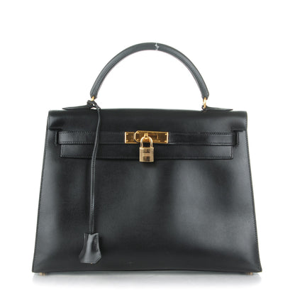 Hermes Box Kelly Sellier 32 Black 1 of 26