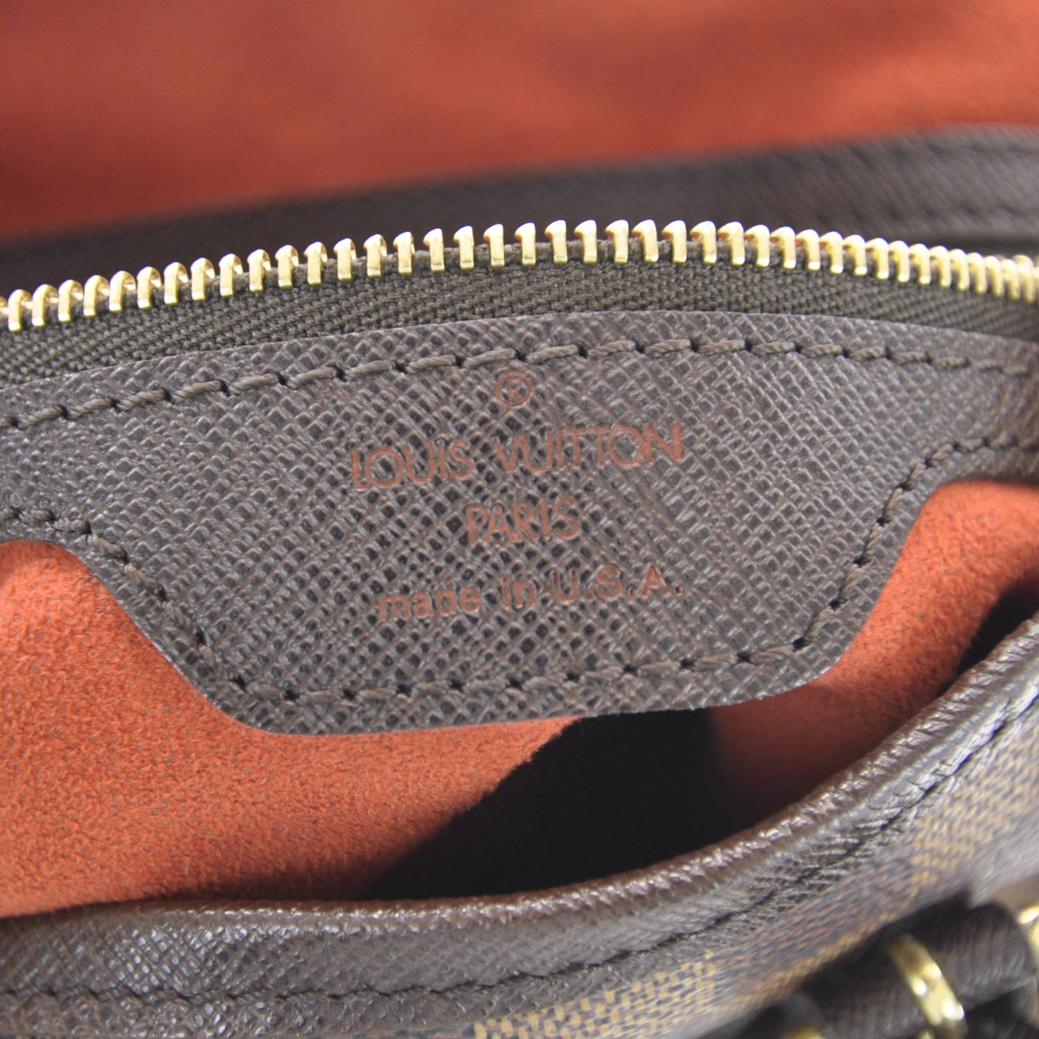 Louis Vuitton Damier Ebene Marais Bucket 23 8 of 12