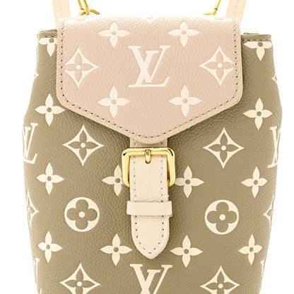 Louis Vuitton Empreinte Monogram Spring in the City Tiny Backpack Kaki Beige Cream 7 of 9