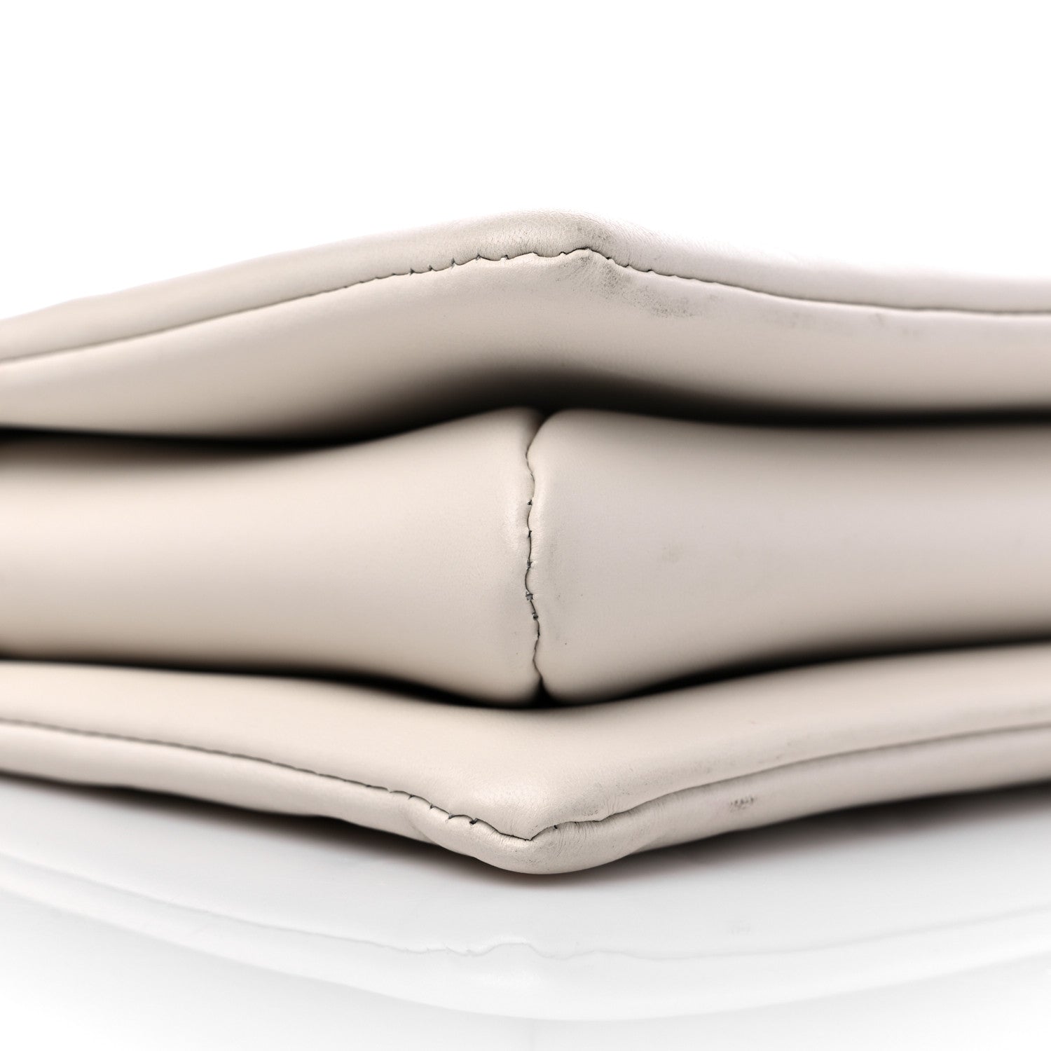 Louis Vuitton Lambskin Embossed Monogram Coussin PM Natural Creme 9 of 11