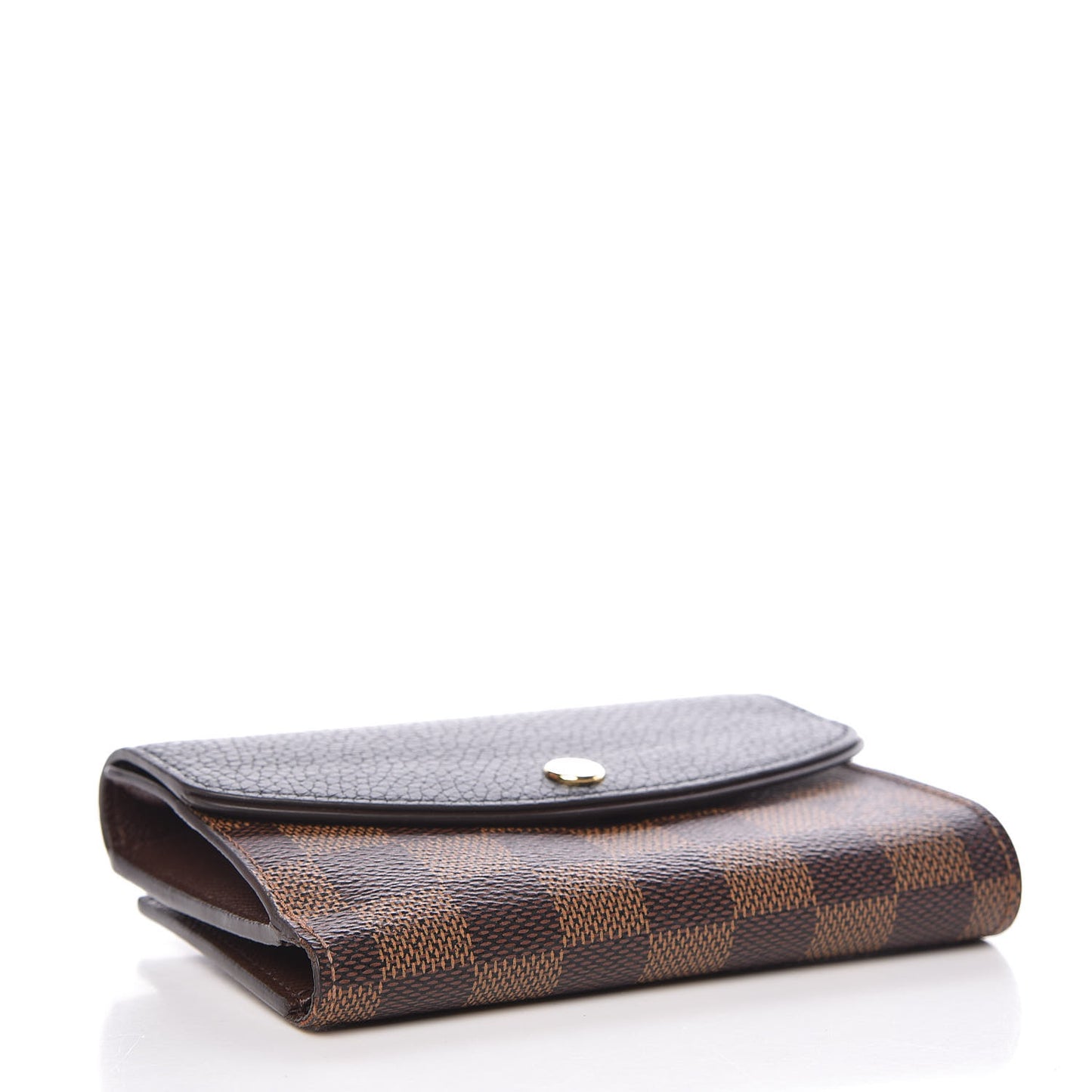 Damier Ebene Normandy Compact Wallet Black