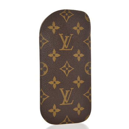 Louis Vuitton Monogram Etui Lunettes Plat Eyeglass Case 3 of 6