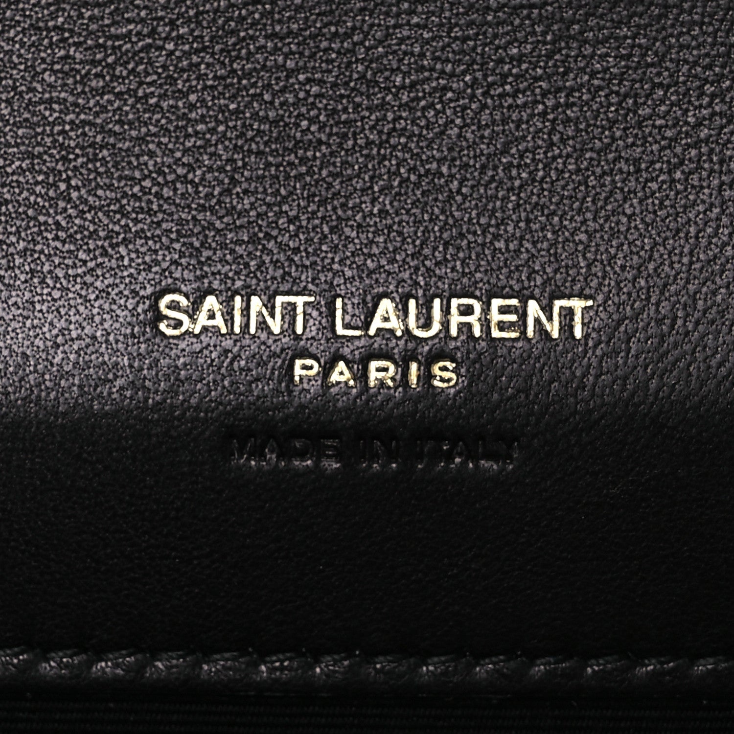 Saint Laurent Lambskin Cassandre Matelasse Carre Flap Pouch Clutch Black 6 of 8