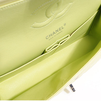 Chanel Lambskin Quilted Medium Double Flap Yellow 5 of 10