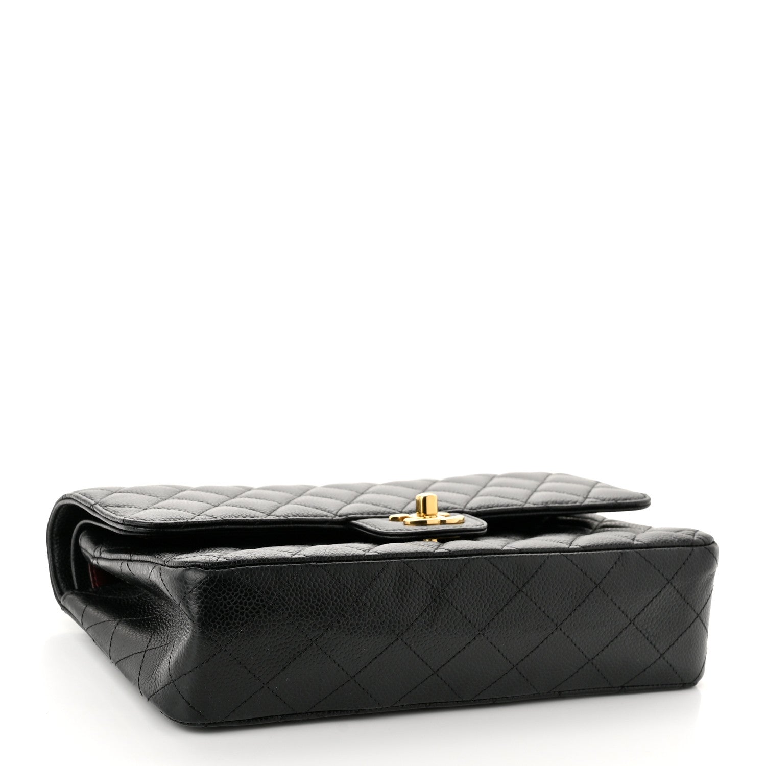 Chanel Caviar Quilted Medium Double Flap Black 4 of 12