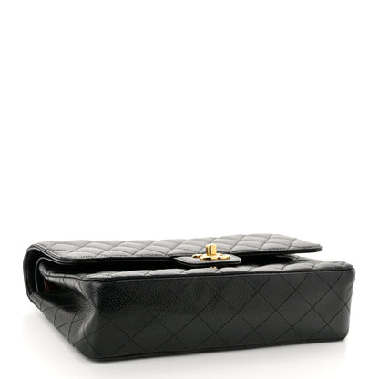 Chanel Caviar Quilted Medium Double Flap Black 4 of 12