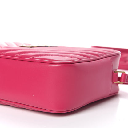 Saint Laurent Calfskin Matelasse Monogram Lou Camera Bag Bright Pink 9 of 9