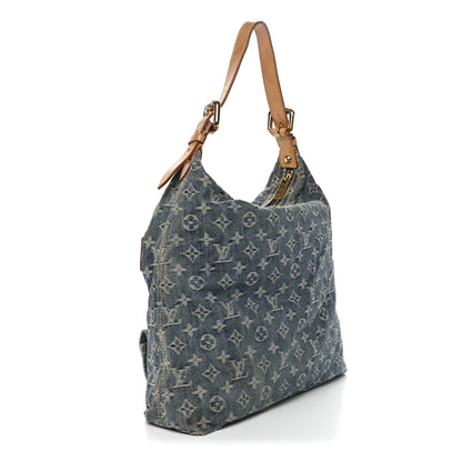 Louis Vuitton Denim Baggy GM Blue 3 of 11
