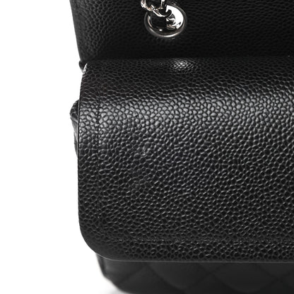 Chanel Caviar Quilted Small Double Flap Black 12 of 14