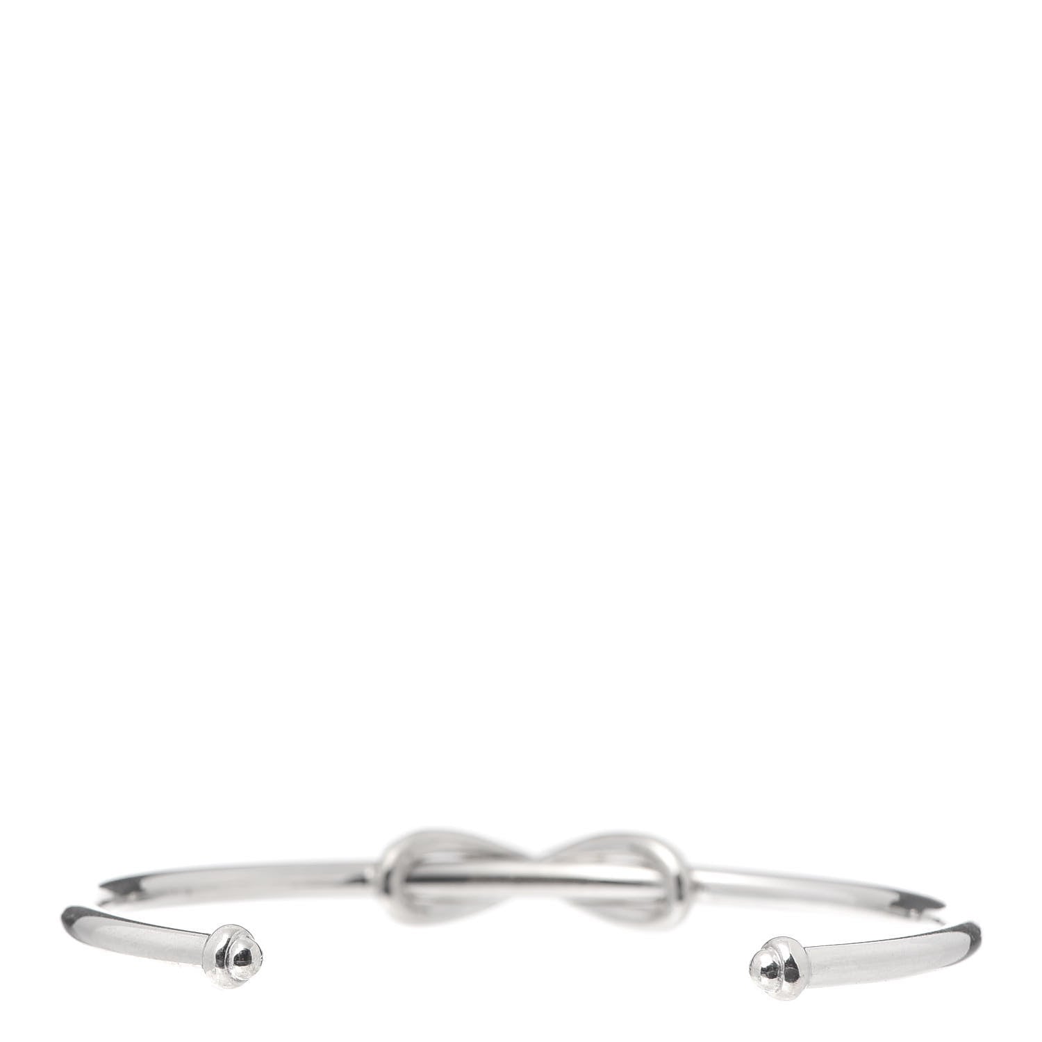 Tiffany Sterling Silver Infinity Cuff Bracelet 3 of 5