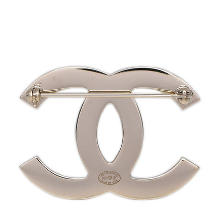 Chanel Metal CC Brooch Gold 3 of 5