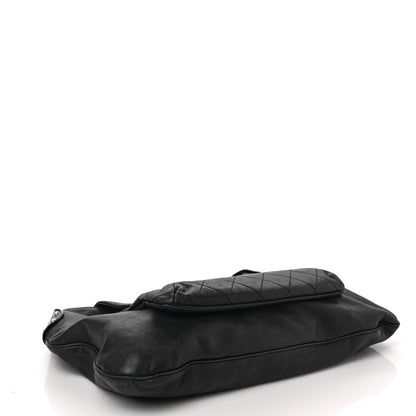 Chanel Caviar Stitched Pocket In The City Hobo Black 4 of 11