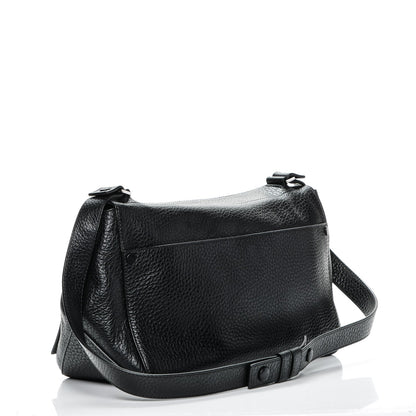 Proenza Schouler Pebbled Calfskin Double Sided PS Courier Bag Black 3 of 7