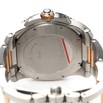 Cartier Stainless Steel 18K Pink Gold 42mm Calibre de Cartier Automatic Watch Black 4 of 5