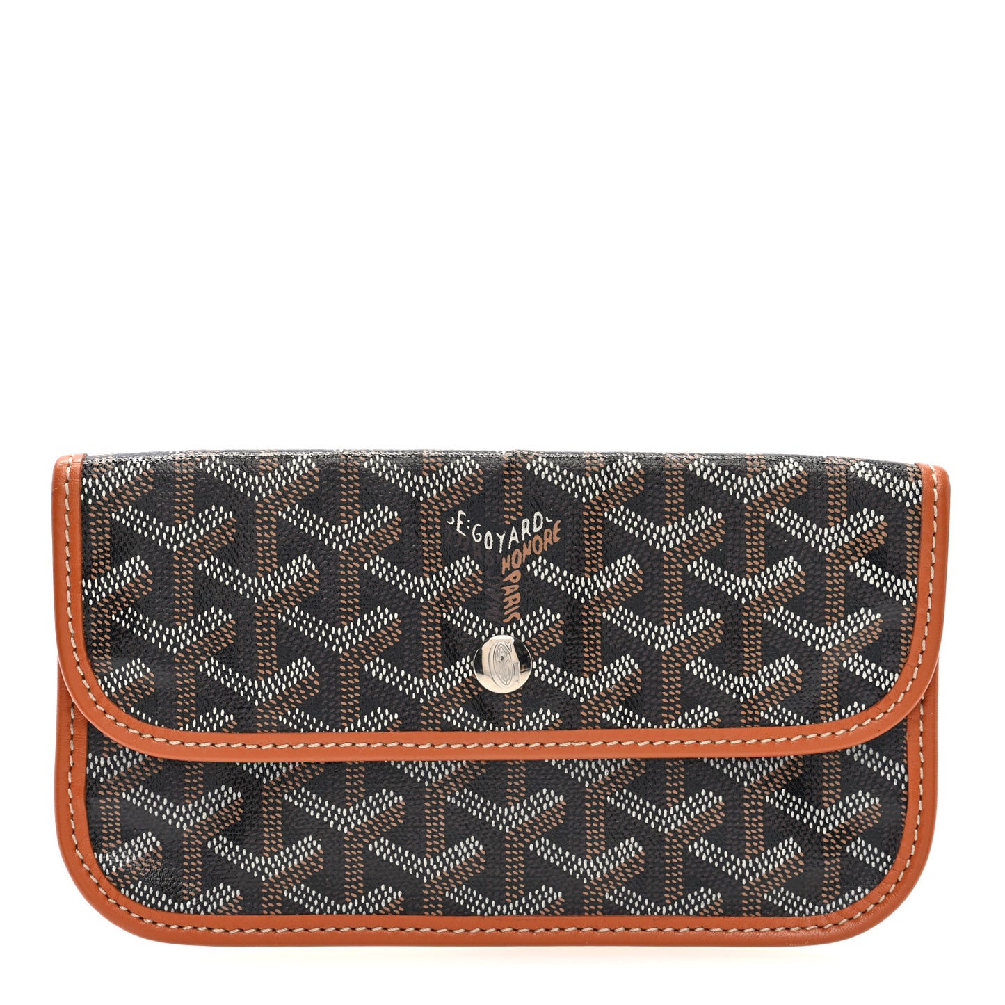 Goyardine Pouch Black Gold