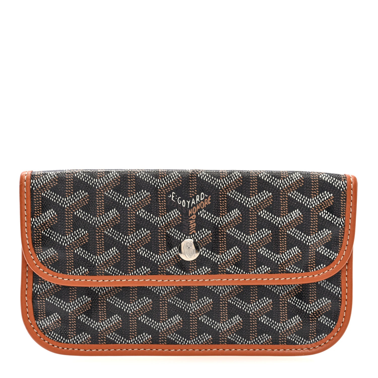 Goyard Goyardine Pouch Black Gold 1 of 6