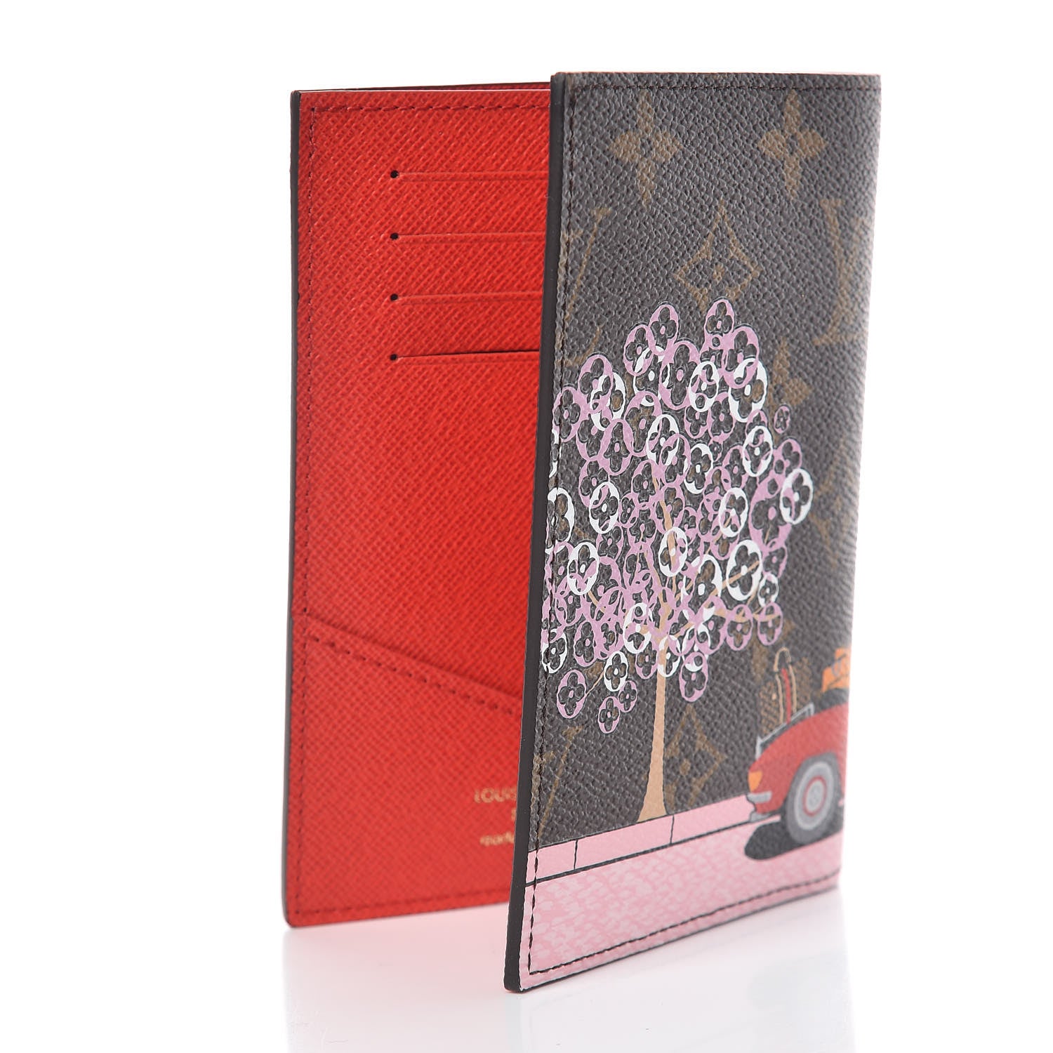 Louis Vuitton Monogram 2019 Christmas Animation Passport Cover Rouge 3 of 7