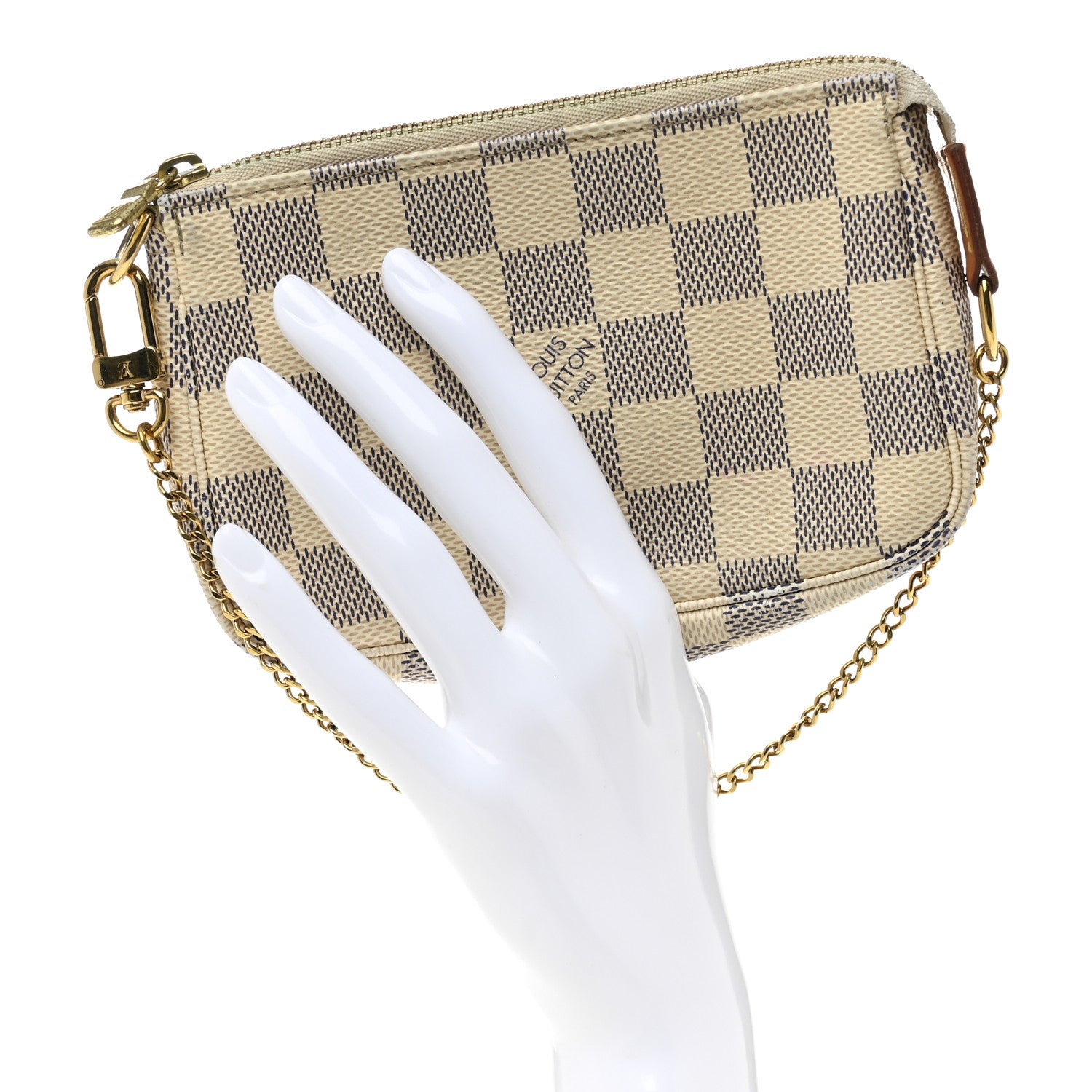 Louis Vuitton Damier Azur Mini Pochette Accessories 2 of 11