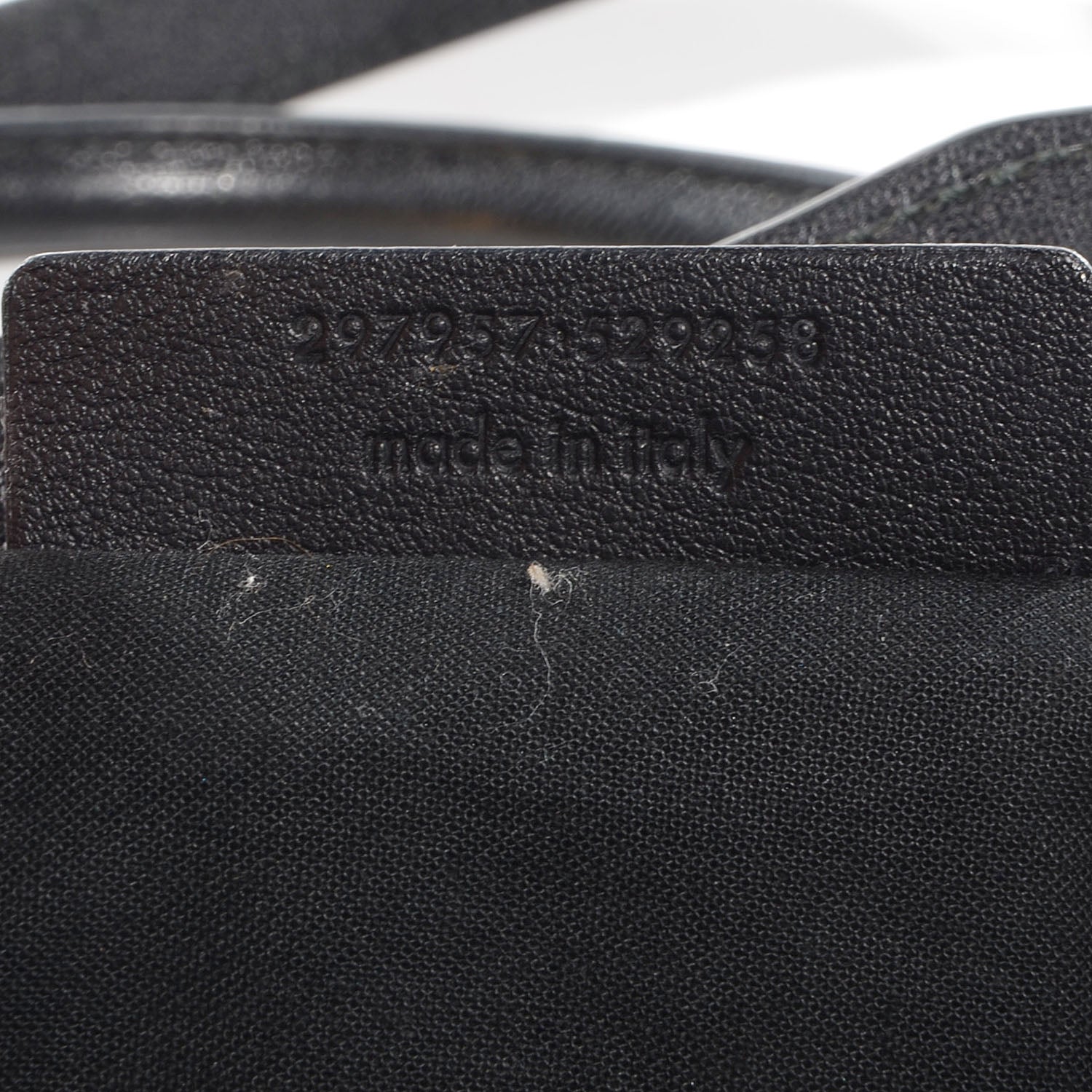 Saint Laurent Sheepskin Leather Mini Cabas ChYc Black 8 of 9