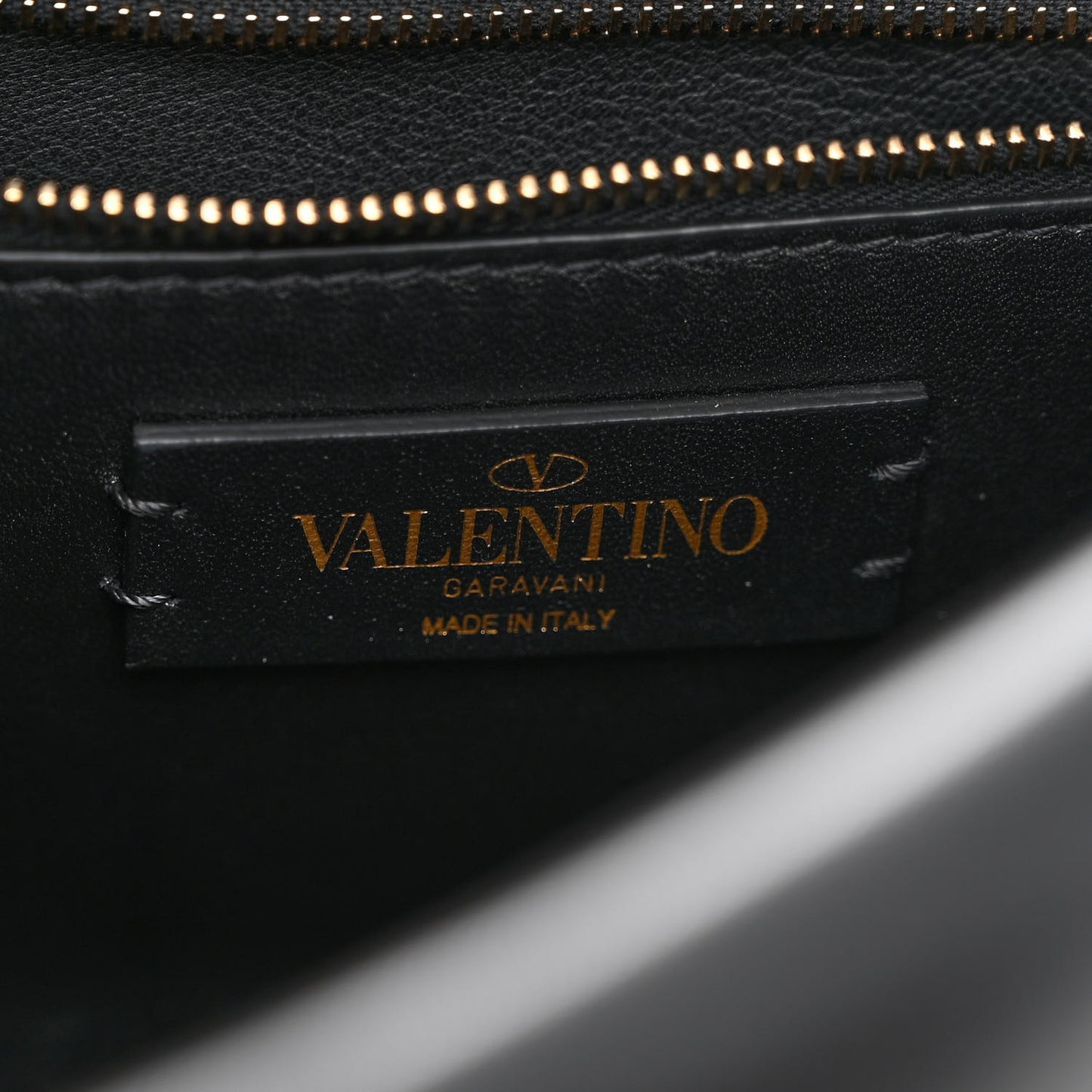 Nappa Large Roman Stud Shoulder Bag Black