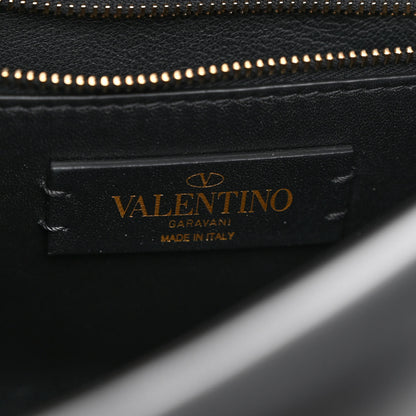 Valentino Garavani Nappa Large Roman Stud Shoulder Bag Black 6 of 10