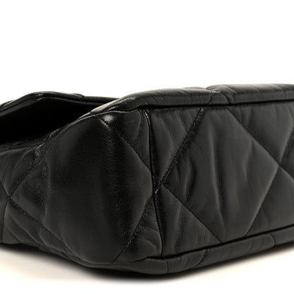 Chanel Goatskin Quilted Large Chanel 19 Flap Black 9 of 10
