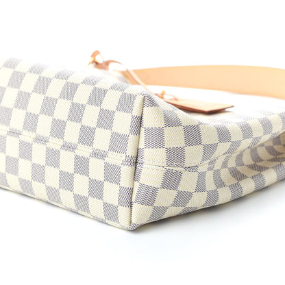 Louis Vuitton Damier Azur Graceful PM Rose Ballerine 7 of 9