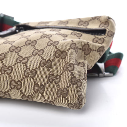Gucci GG Monogram Double Pocket Belt Bag Dark Brown 8 of 9