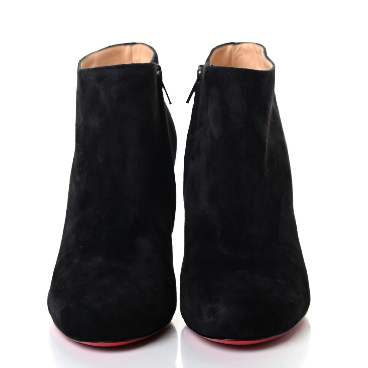 Christian Louboutin Veau Velours Belle 85 Ankle Boots 38 Black 2 of 4