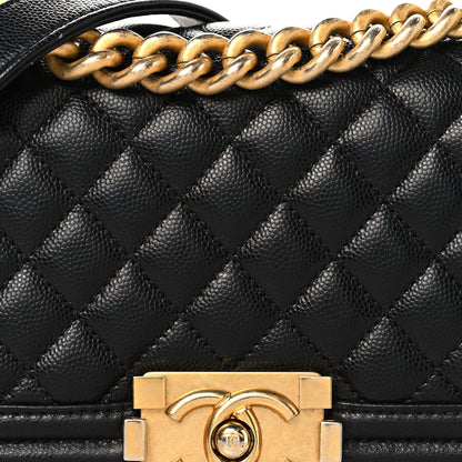 Chanel Caviar Quilted Small Boy Flap Black 8 of 11