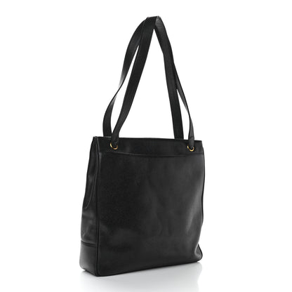 Chanel Caviar CC Tote Black 2 of 12