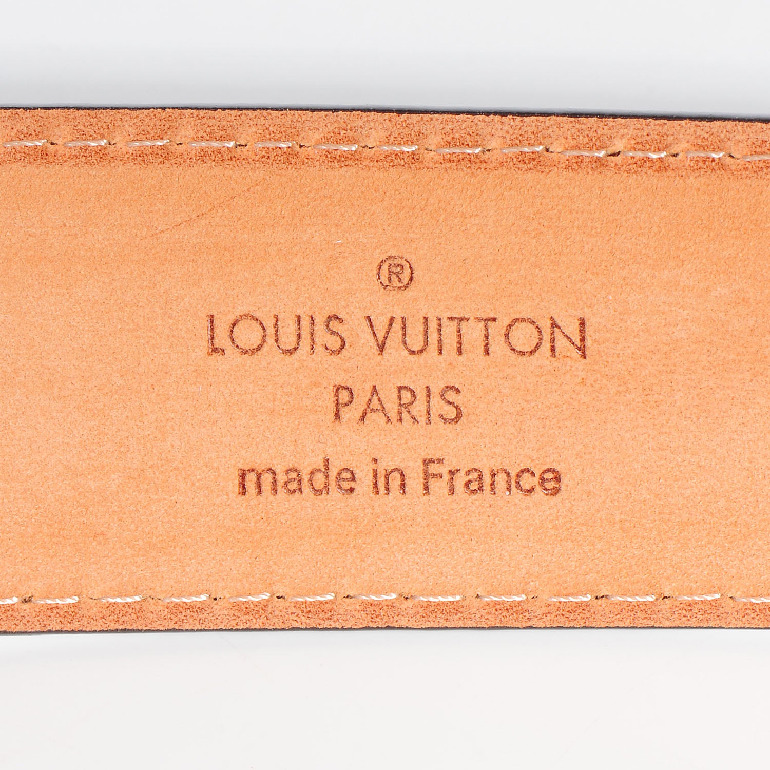 Louis Vuitton Damier Ebene Ellipse Belt 85 34 5 of 7