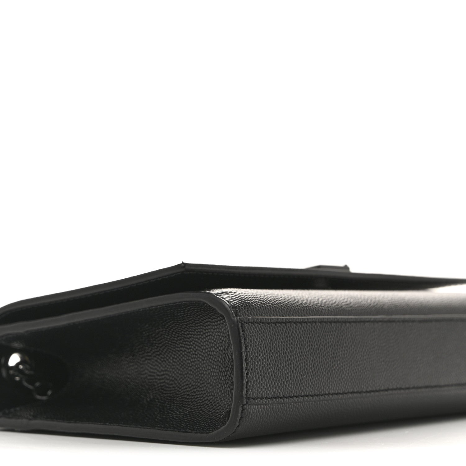Saint Laurent Grain De Poudre Small Monogram Monochrome Kate Satchel Black 9 of 11