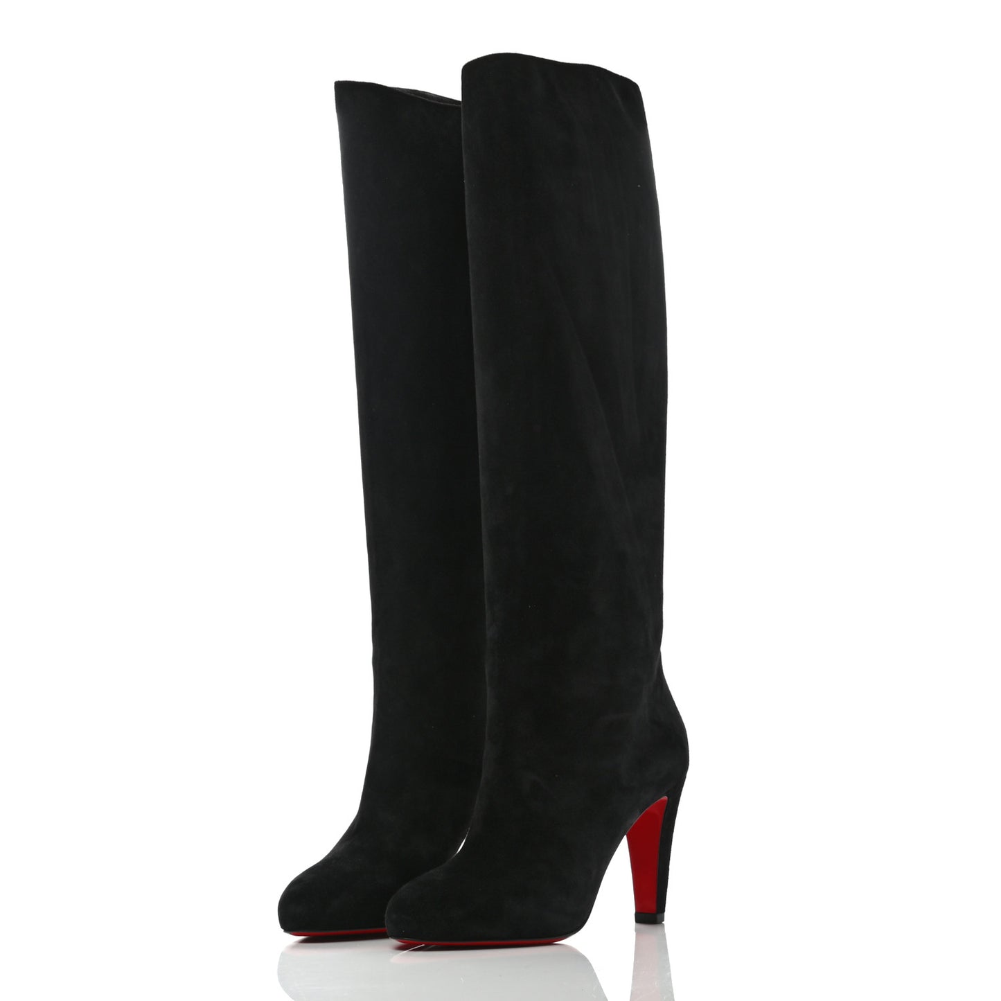 Suede Kiss Me Gina 85 Stretch Over The Knee Boots 38Black