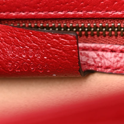 Gucci GG Supreme Monogram Small Queen Margaret Top Handle Bag Red 7 of 10