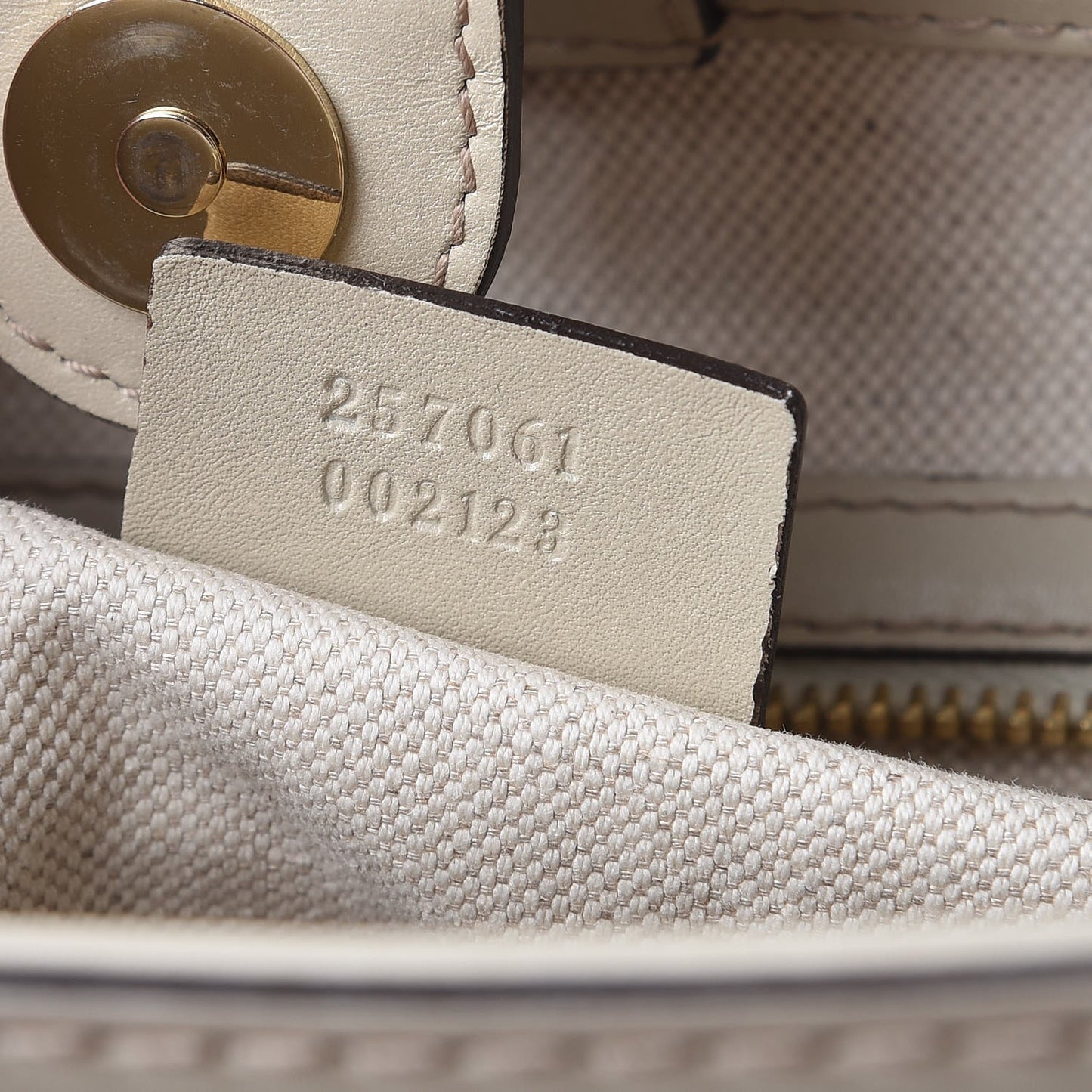 Monogram Web Medium Mayfair Tote Off White