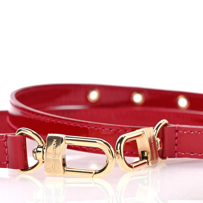 Louis Vuitton Patent 16mm Adjustable Shoulder Strap Pomme D'Amour 3 of 4