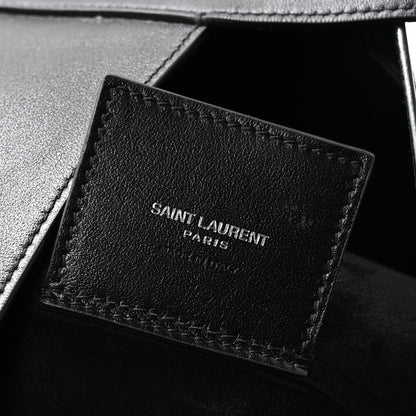 Saint Laurent Supple Calfskin Large Tanger Hobo Black 6 of 10
