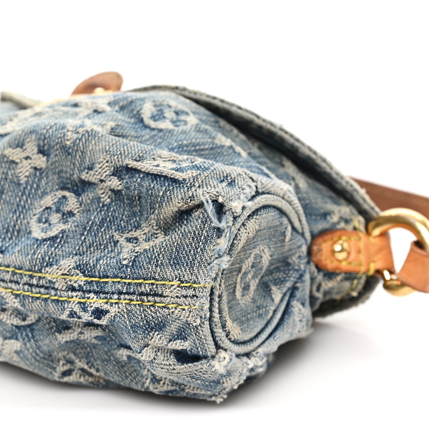Louis Vuitton Monogram Denim Mini Pleaty Blue 9 of 11