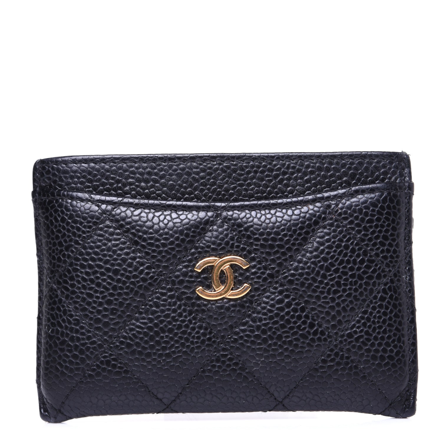 Chanel Caviar Quilted Card Holder Black 1 of 9