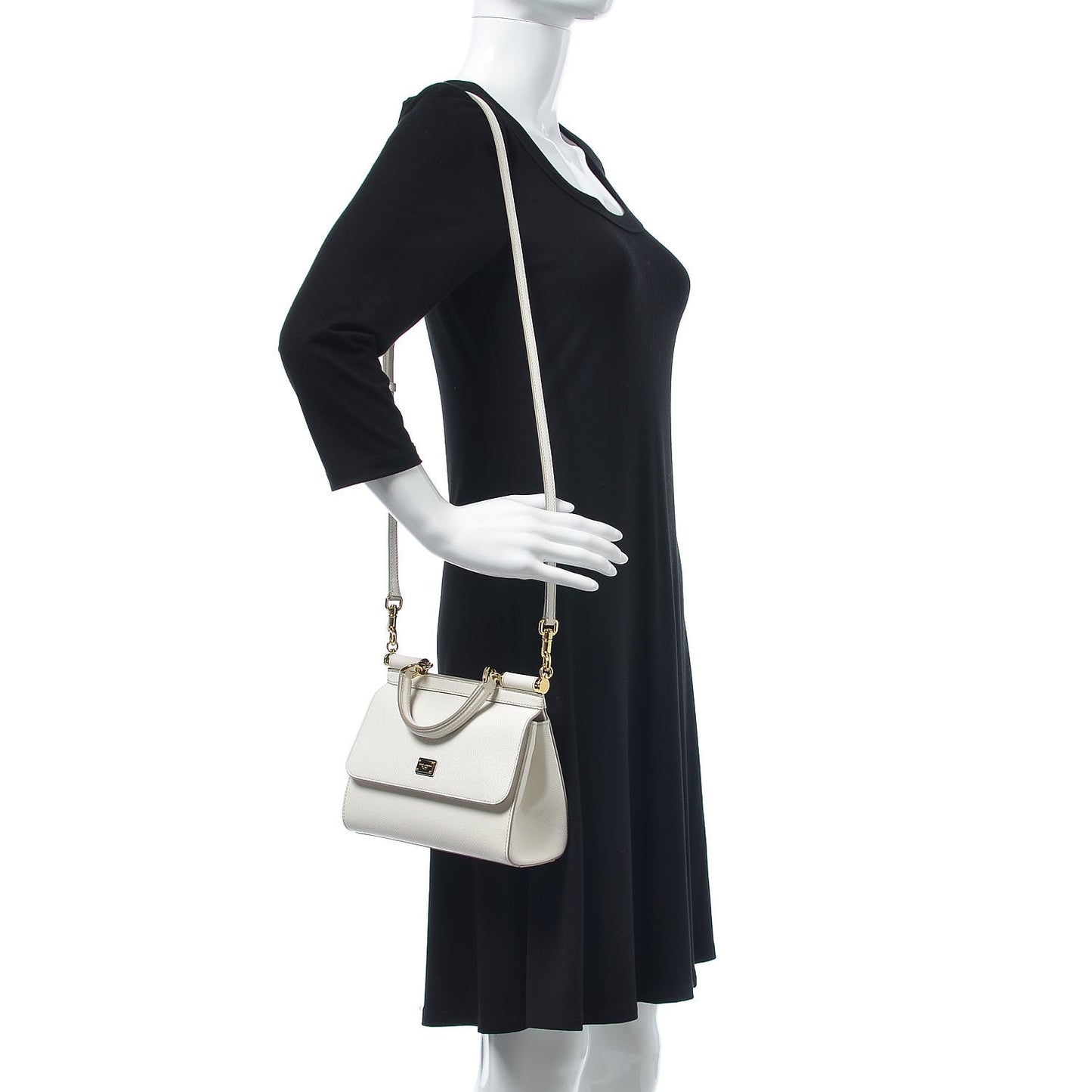 Dauphine Small Miss Sicily Satchel White