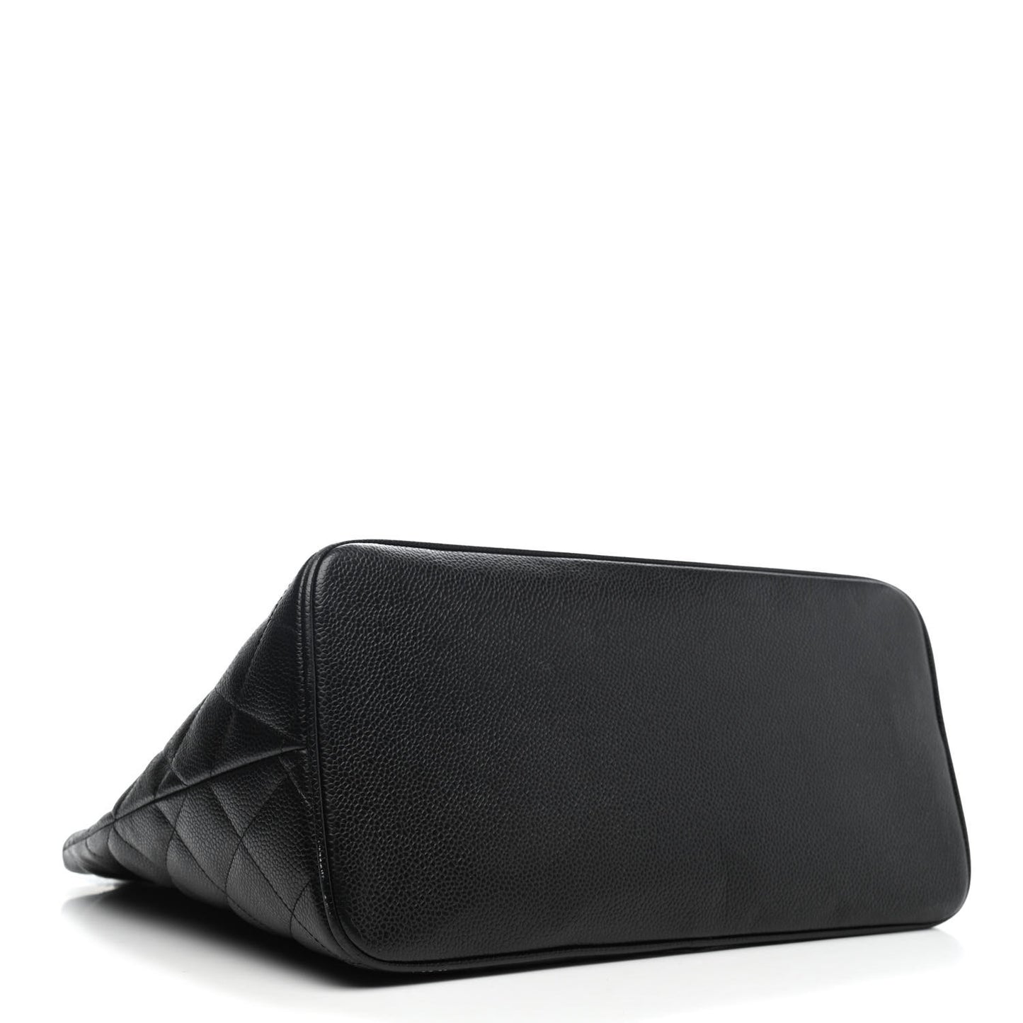Caviar Quilted Medallion Tote Black