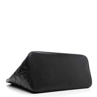 Chanel Caviar Quilted Medallion Tote Black 3 of 4