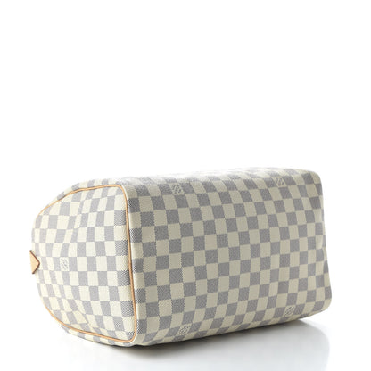 Louis Vuitton Damier Azur Speedy 30 4 of 10